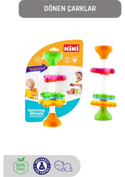 Dönen Çarklar (Spinning Wheels) 6 Ay Üzeri Oyuncak