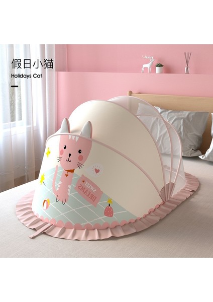 Bebek Cibinlik Örtüsü Tam Kapak Sivrisinek Önleyici Örtü Çocuklar Katlanabilir Kurulum Gerektirmeyen Ev Cibinliği 0-5 Yaş Için Uygun 125 * 60 * 65 (Yurt Dışından)