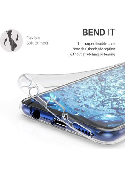 Huawei Mate 20 Lite Uyumlu Ön Arka 360 Tam Koruma Şeffaf Soft Silikon Kılıf