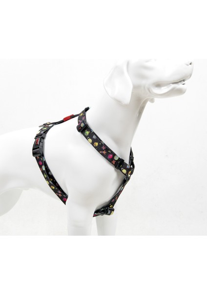 Space H-tipi Göğüs Tasması Ayarlanabilir, Konforlu Ve Dayanıklı Desenli Köpek Tasması