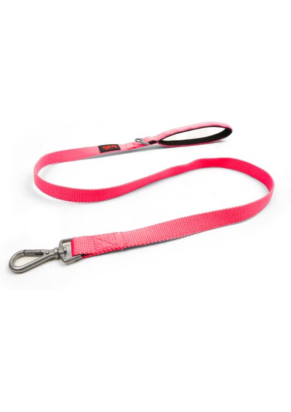 Kedi Köpek Sevk & Gezdirme Kayışı Neon Pembe 130x2cm