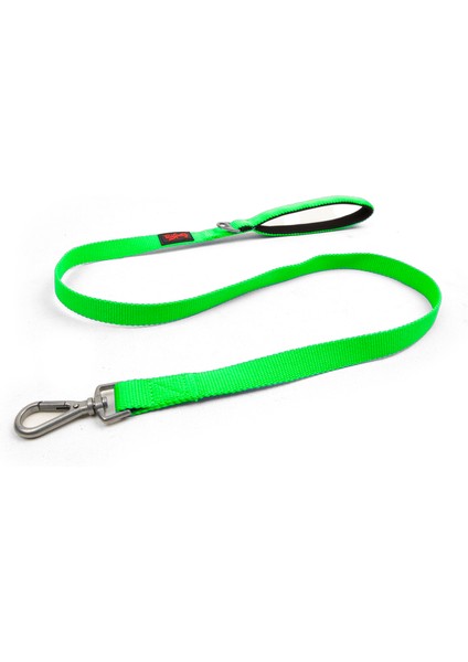 Kedi Köpek Sevk & Gezdirme Kayışı Neon Yeşil 130x2cm