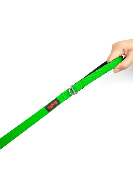 Kedi Köpek Sevk & Gezdirme Kayışı Neon Yeşil 130x2cm