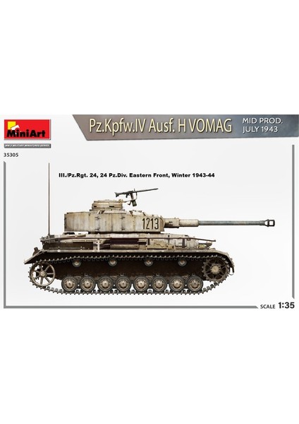 35305 1:35 Pz. Kpfw. Iv Ausf. H Vomag. Mid Prod. (Temmuz 1943) Interior Kit indirimleri