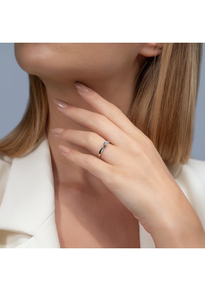 G Renk 0,40 Karat Hrd Sertifikalı Tektaş Pırlanta Yüzük - PR00363-H40 fırsatları