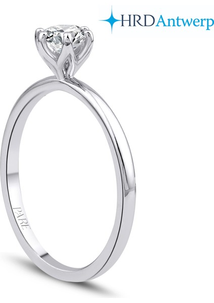 D Renk 0,40 Karat Hrd Sertifikalı Tektaş Pırlanta Yüzük - PR01155-H37 fiyatları