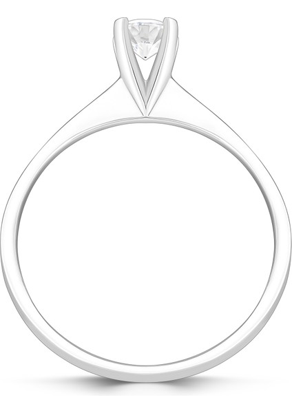 0,20 Karat Tektaş Pırlanta Yüzük - PR00799-8