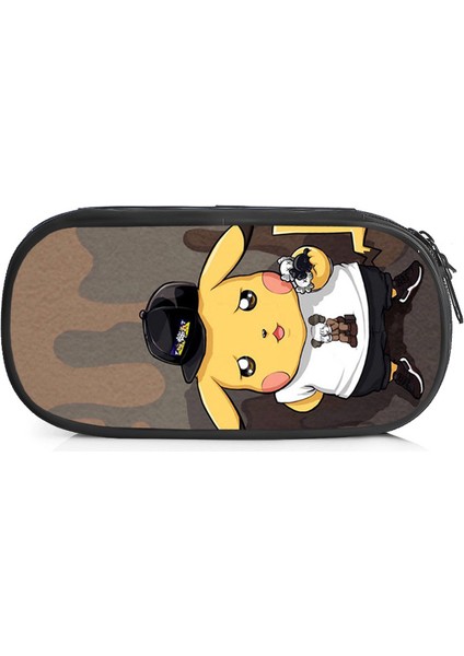 Pikachu Büyük Kapasiteli Kalem Kutusu Kalem Kutusu Kırtasiye Çantası Kozmetik Çantası Kozmetik Çantası (Yurt Dışından)