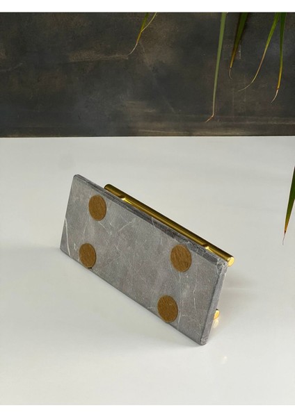 Elite Peçetelik Doğal Siyah Mermer Metal Kulp 1 Adet modelleri