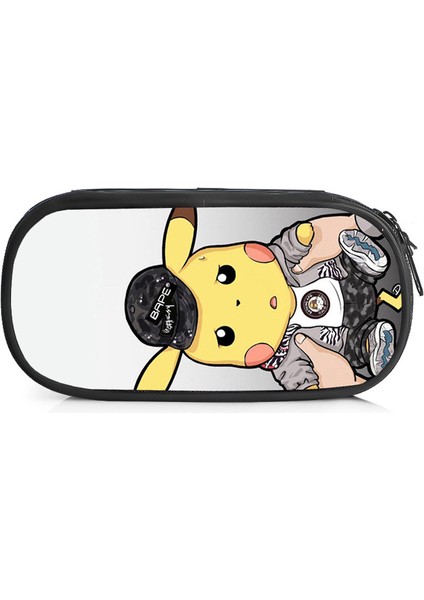 Pikachu Büyük Kapasiteli Kalem Kutusu Kalem Kutusu Kırtasiye Çantası Kozmetik Çantası Kozmetik Çantası (Yurt Dışından)