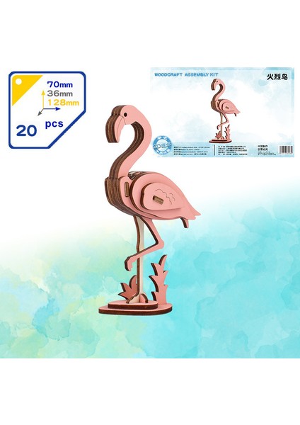 Ahşap Maket Puzzle Oyuncaklar Anaokulu Aktiviteleri Mini El Yapımı 3D Üç Boyutlu Puzzle (Yurt Dışından)