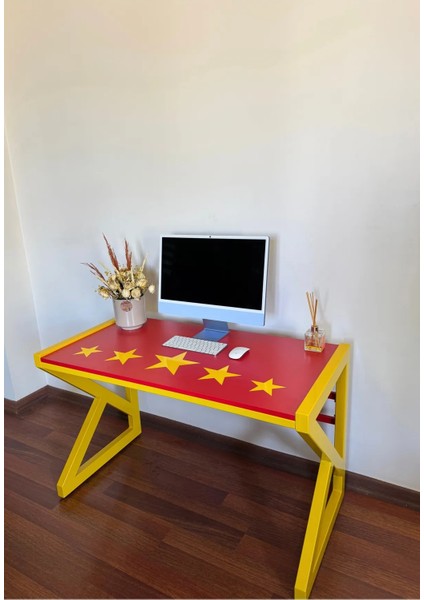 Metal Ayaklı Çalışma Masası Mdf - 120 cm