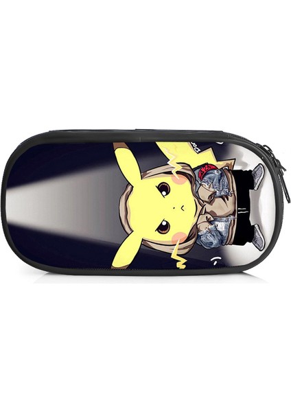 Pikachu Büyük Kapasiteli Kalem Kutusu Kalem Kutusu Kırtasiye Çantası Kozmetik Çantası Kozmetik Çantası (Yurt Dışından)