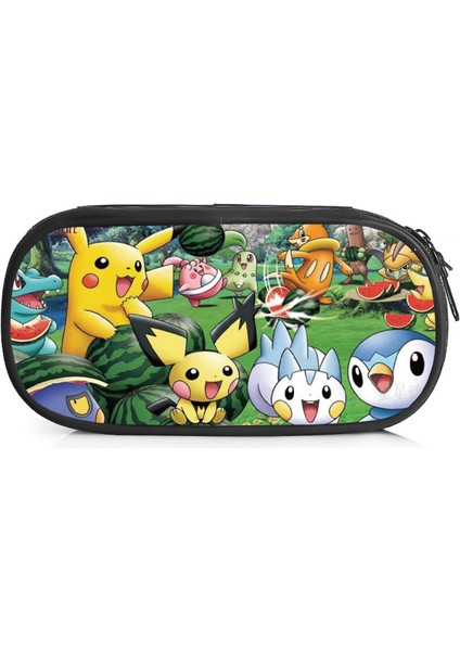 Pikachu Büyük Kapasiteli Kalem Kutusu Kalem Kutusu Kırtasiye Çantası Kozmetik Çantası Kozmetik Çantası (Yurt Dışından)