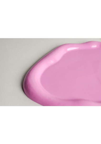 Elite Pembe Bulut Dekoratif Tabak 1 Adet