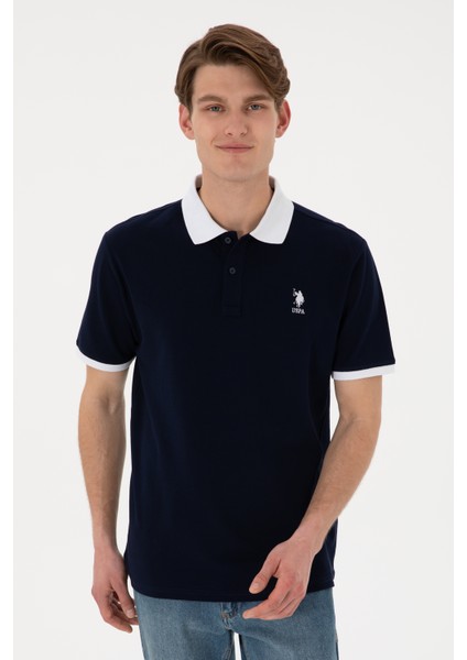 Erkek Lacivert Tişört Basic 50305989-VR033