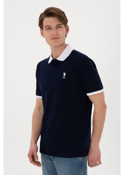 Erkek Lacivert Tişört Basic 50305989-VR033