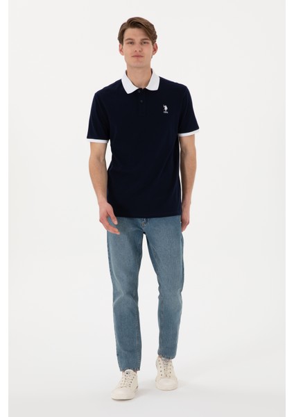 Erkek Lacivert Tişört Basic 50305989-VR033