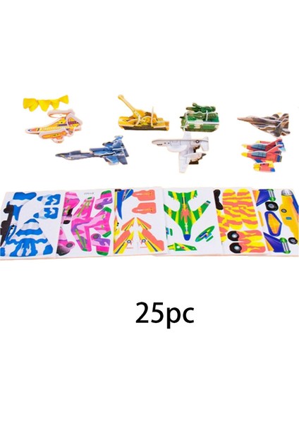 3D Karikatür Montessori Oyuncakları Hediyeler 3+ Yaş Öncesi Pürüzsüz Uçak (Yurt Dışından)