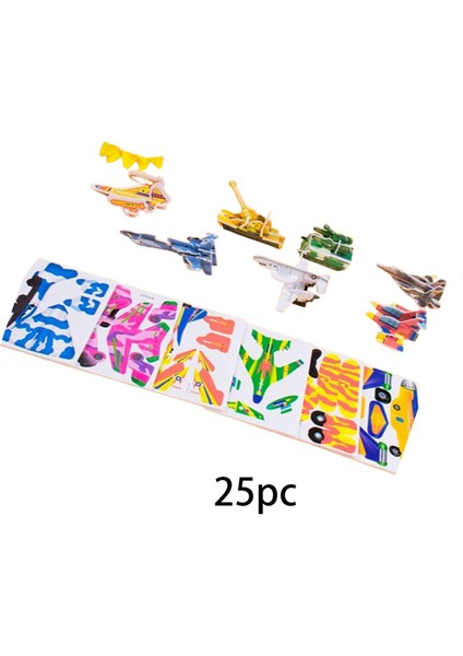 3D Karikatür Montessori Oyuncakları Hediyeler 3+ Yaş Öncesi Pürüzsüz Uçak (Yurt Dışından)
