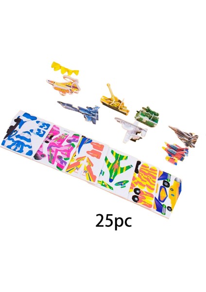 3D Karikatür Montessori Oyuncakları Hediyeler 3+ Yaş Öncesi Pürüzsüz Uçak (Yurt Dışından)
