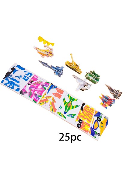 3D Karikatür Montessori Oyuncakları Hediyeler 3+ Yaş Öncesi Pürüzsüz Uçak (Yurt Dışından)