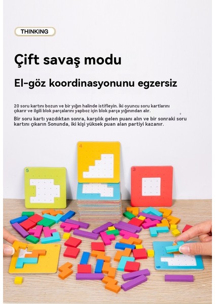 108 Iki Oyuncu Çocuk Eğitimsel Düşünme Bulmacası (Yurt Dışından) indirimleri