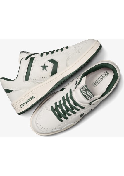 Weapon Unisex Yeşil Deri Sneaker