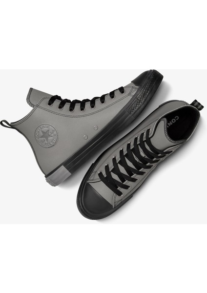 Chuck Taylor All Star Unisex Gri Deri Sneaker