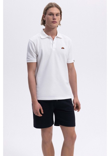 Logolu Pamuklu Regular Fit Düğmeli Polo Yaka T Shirt Erkek Polo Yaka T Shirt EM460