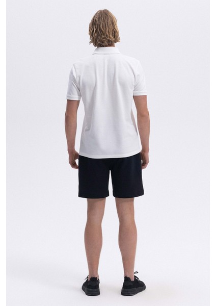 Logolu Pamuklu Regular Fit Düğmeli Polo Yaka T Shirt Erkek Polo Yaka T Shirt EM460 indirimleri
