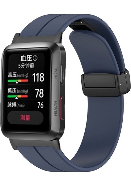 Huawei Watch D Için Manyetik Toka Silikon Kayış (Yurt Dışından)