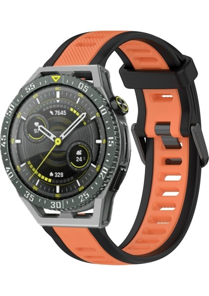 Huawei Watch Ultimate Için 22MM Silikon Saat Kayışı (Yurt Dışından)