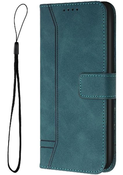 Infinix Note 10 Klasik Tasarım Deri Cüzdan Manyetik Kapatma Flip Kılıf Kickstand Kart Tutucu Yuvası Darbeye Dayanıklı Koruyucu Kapak (Yurt Dışından)