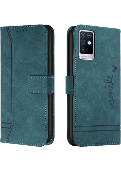Infinix Note 10 Klasik Tasarım Deri Cüzdan Manyetik Kapatma Flip Kılıf Kickstand Kart Tutucu Yuvası Darbeye Dayanıklı Koruyucu Kapak (Yurt Dışından) indirimleri