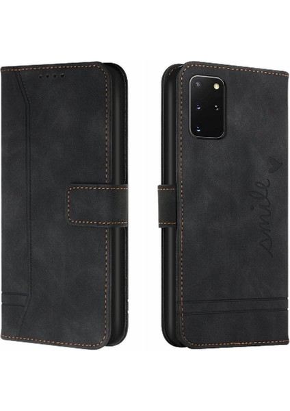 Samsung Galaxy S20 Plus Klasik Tasarım Deri Cüzdan Manyetik Kapatma Flip Kılıf Kickstand Kart Tutucu Yuvası Darbeye Dayanıklı Koruyucu Kapak (Yurt Dışından) indirimleri