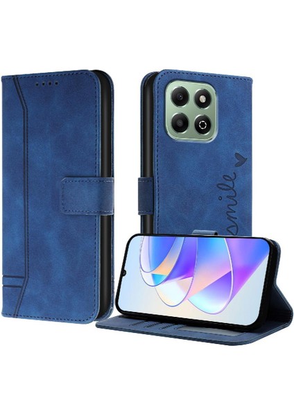 Honor X6B Klasik Tasarım Deri Cüzdan Manyetik Kapatma Flip Kılıf Kickstand Kart Tutucu Yuvası Darbeye Dayanıklı Koruyucu Kapak (Yurt Dışından) indirimleri