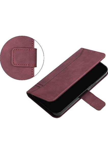 Samsung Galaxy A42 5g Klasik Tasarım Deri Cüzdan Manyetik Kapatma Flip Kılıf Kickstand Kart Tutucu Yuvası Darbeye Dayanıklı Koruyucu Kapak (Yurt Dışından) modelleri