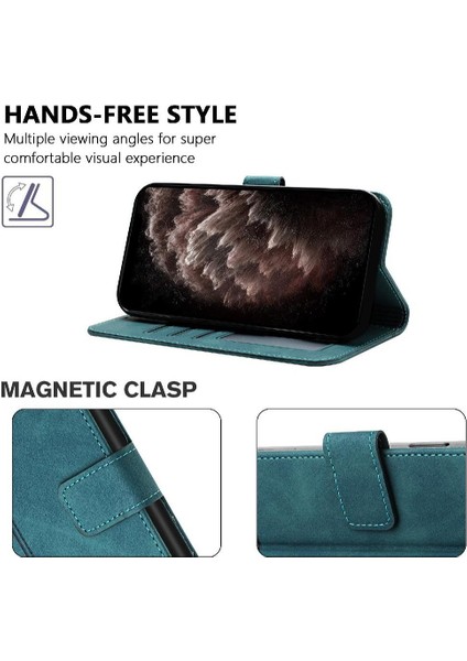 Realme Gt 6t Klasik Tasarım Deri Cüzdan Manyetik Kapatma Flip Kılıf Kickstand Kart Tutucu Yuvası Darbeye Dayanıklı Koruyucu Kapak (Yurt Dışından) modelleri
