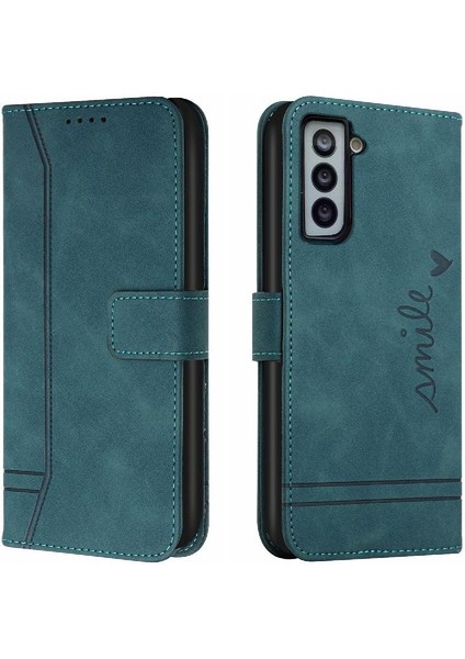 Samsung Galaxy S21 Plus Klasik Tasarım Deri Cüzdan Manyetik Kapatma Flip Kılıf Kickstand Kart Tutucu Yuvası Darbeye Dayanıklı Koruyucu Kapak (Yurt Dışından) fiyatları