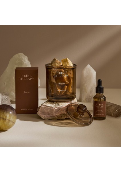 Stone Theraphy Kristal Koku Taşı Seti Balance fiyatları