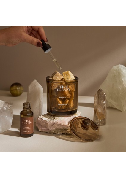 Stone Theraphy Kristal Koku Taşı Seti Balance fırsatları