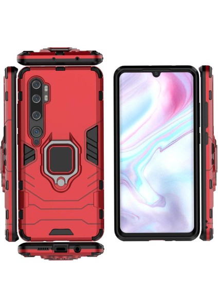 Halka Araba Montaj Kickstand Vaka Xiaomi Mi Not 10 Kickstand Darbeye (Yurt Dışından)