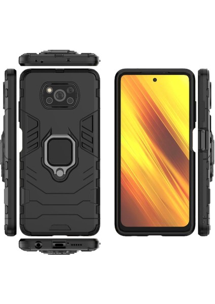 Halka Araba Montaj Kickstand Durumda Xiaomi Poco X3 Nfc/x3 Pro Kickstand Yüzük (Yurt Dışından)