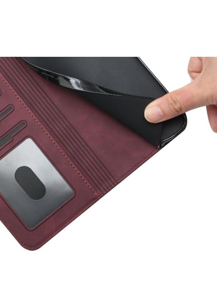 Oneplus Nord N10 5g Klasik Tasarım Deri Cüzdan Manyetik Kapatma Flip Kılıf Kickstand Kart Tutucu Yuvası Darbeye Dayanıklı Koruyucu Kapak (Yurt Dışından) modelleri