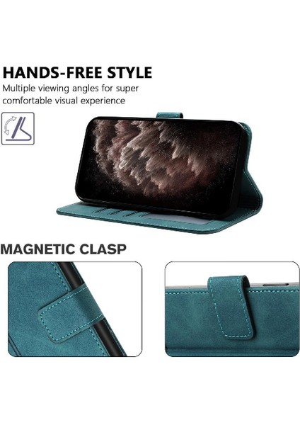 Oneplus Nord 4 Klasik Tasarım Deri Cüzdan Manyetik Kapatma Flip Kılıf Kickstand Kart Tutucu Yuvası Darbeye Dayanıklı Koruyucu Kapak (Yurt Dışından) fırsatları