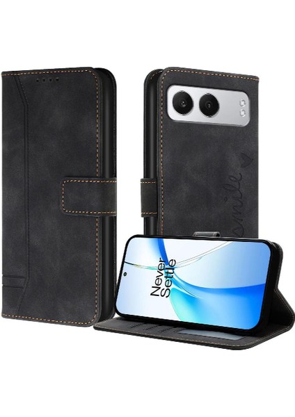 Oneplus Nord 4 Klasik Tasarım Deri Cüzdan Manyetik Kapatma Flip Kılıf Kickstand Kart Tutucu Yuvası Darbeye Dayanıklı Koruyucu Kapak (Yurt Dışından) indirimleri