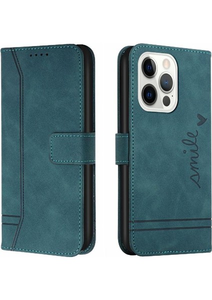 iPhone 15 Pro Klasik Tasarım Deri Cüzdan Manyetik Kapatma Flip Kılıf Kickstand Kart Tutucu Yuvası Darbeye Dayanıklı Koruyucu Kapak (Yurt Dışından)