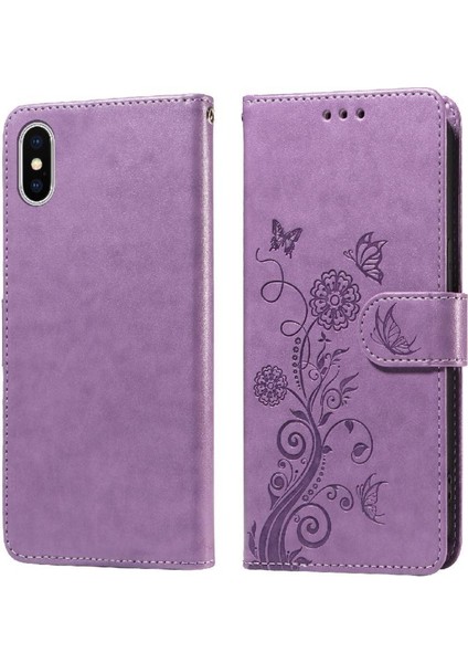 Iphone Xs Max Deri Flip Kart Yuvaları Çiçek Için Flip Case (Yurt Dışından) fırsatları
