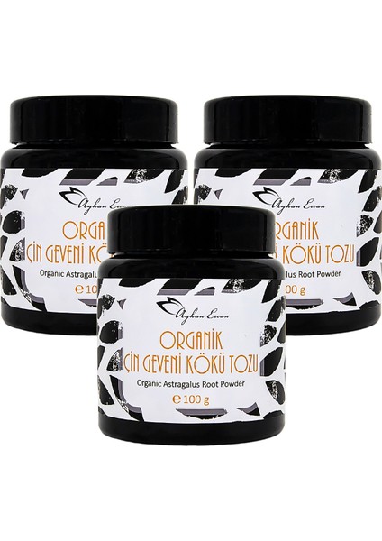 Organik Astragalus Root Çin Geveni Kökü Tozu 100 Gx3 Adet